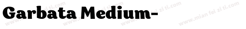 Garbata Medium字体转换